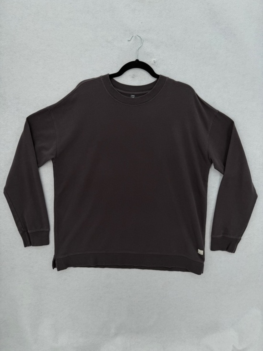 Vuori Laguna Oversize Crew Women's Terry Pullover Quartz Size Medium VW262